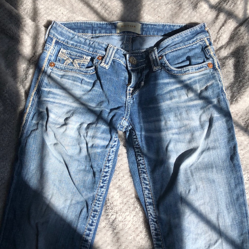 Big star boot cut jeans